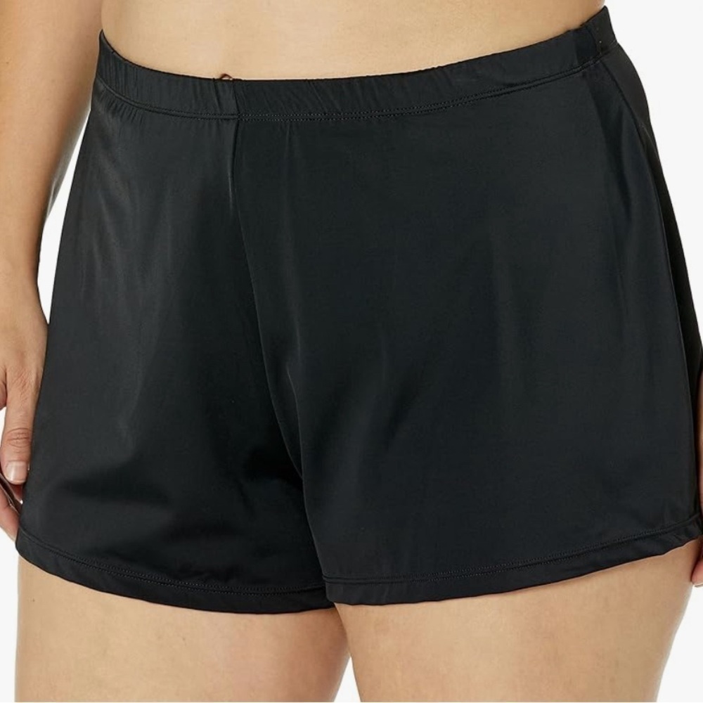 Avenue Basic Black Swim Shorts NWT Size 18W SKU0843